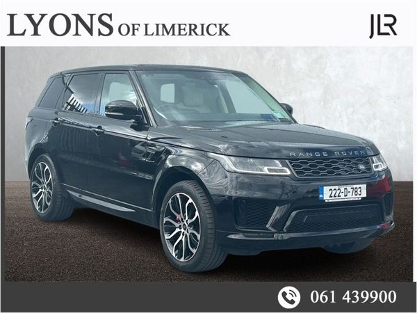 Land Rover Range Rover Sport SUV, Petrol Plug-in Hybrid, 2022, Black