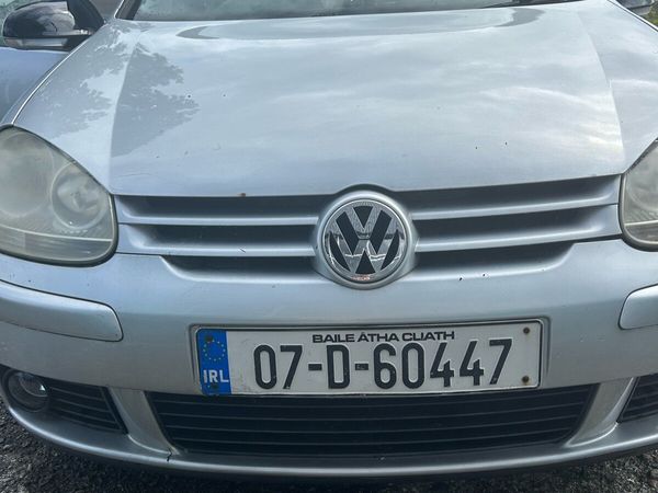 Volkswagen Golf Hatchback, Petrol, 2007, Silver
