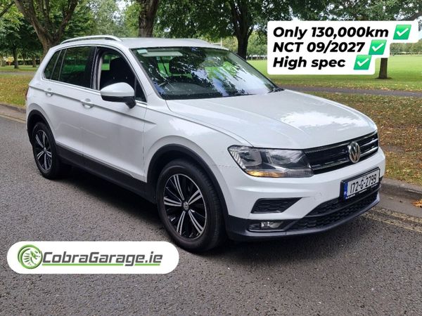 Volkswagen Tiguan SUV, Diesel, 2017, White