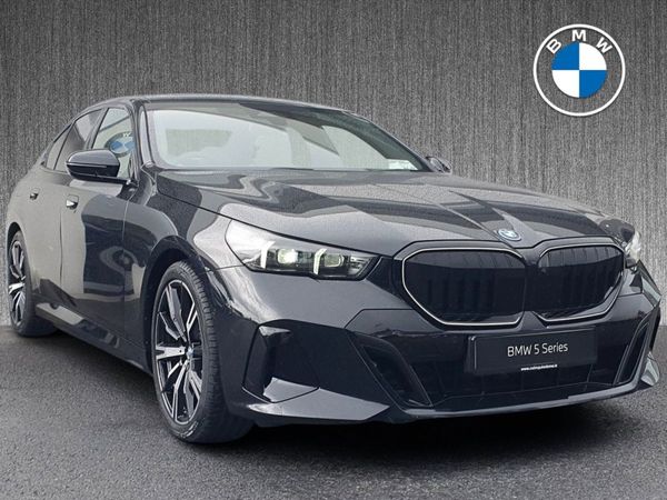 BMW 5-Series Saloon, Petrol Plug-in Hybrid, 2025, Black