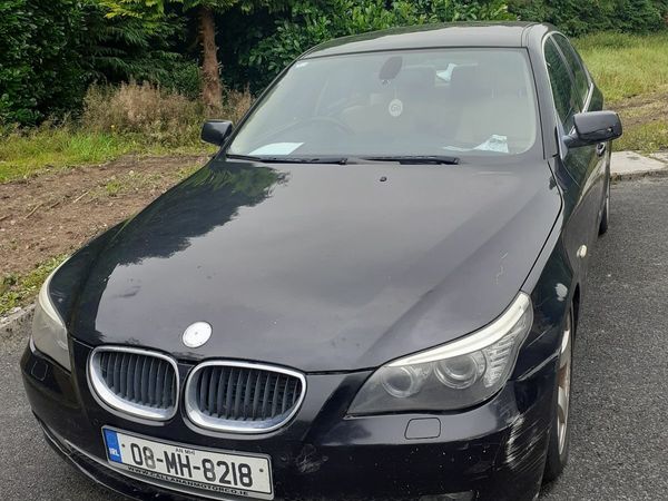 BMW 5-Series Saloon, Diesel, 2008, Black