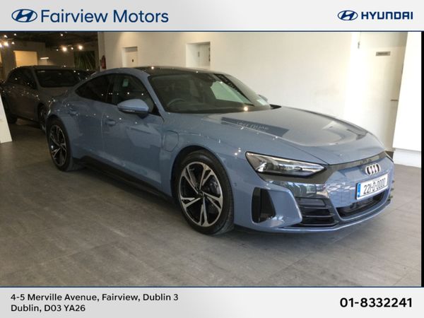 Audi e-tron GT quattro Coupe, Electric, 2022, Grey