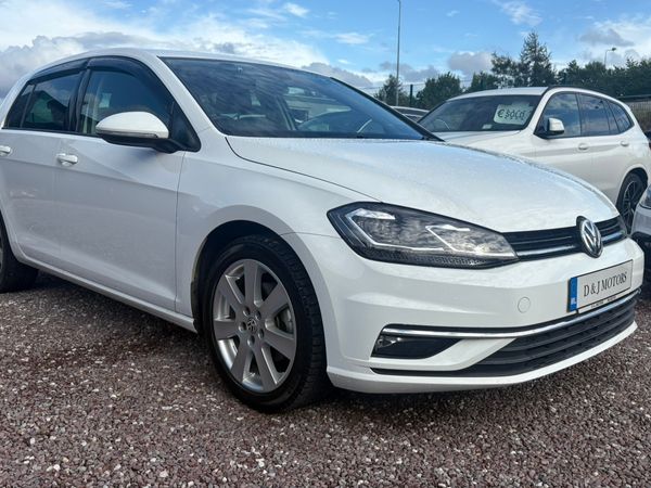Volkswagen Golf Hatchback, Petrol, 2018, White