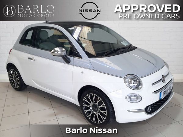 Fiat 500 Hatchback, Petrol, 2019, White