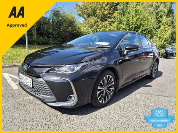 Toyota Corolla Saloon, Petrol Hybrid, 2023, Black