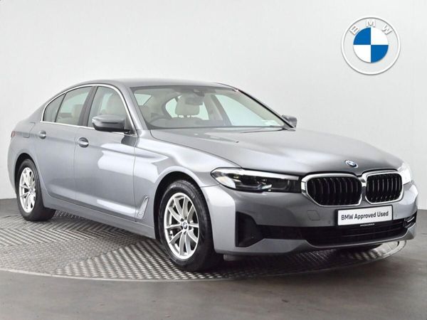BMW 5-Series Saloon, Diesel Hybrid, 2023, Grey