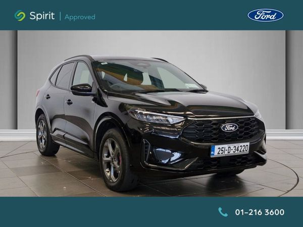Ford Kuga SUV, Petrol Plug-in Hybrid, 2025, Black