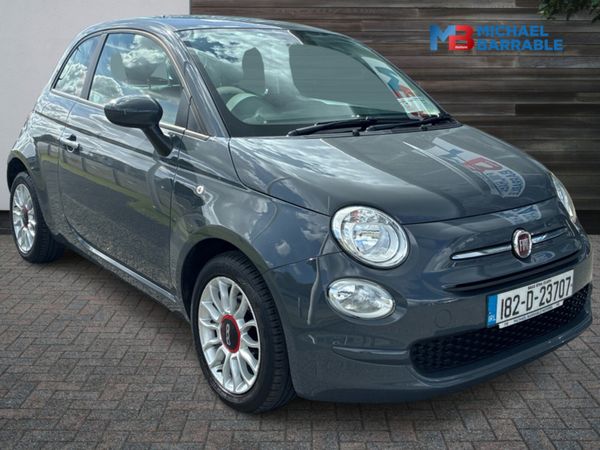 Fiat 500 Hatchback, Petrol, 2018, Grey