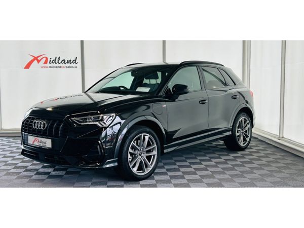 Audi Q3 Estate, Petrol Hybrid, 2022, Black