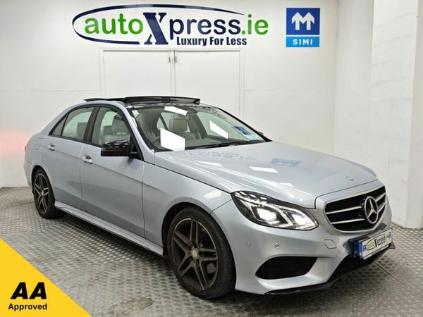 Mercedes-Benz E-Class Saloon, Diesel Hybrid, 2015, Silver