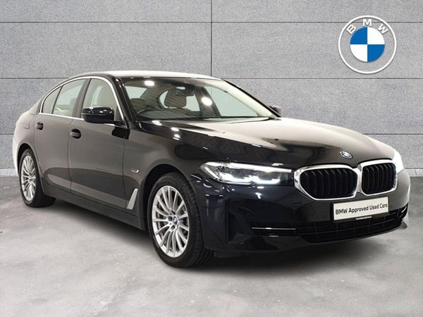 BMW 5-Series Saloon, Petrol Plug-in Hybrid, 2022, Black
