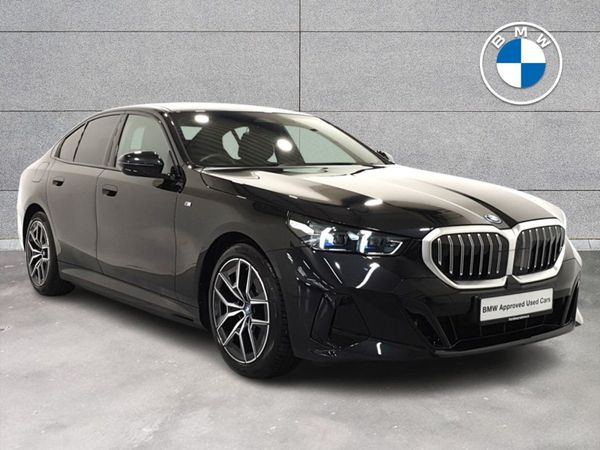 BMW 5-Series Saloon, Petrol Plug-in Hybrid, 2024, Black