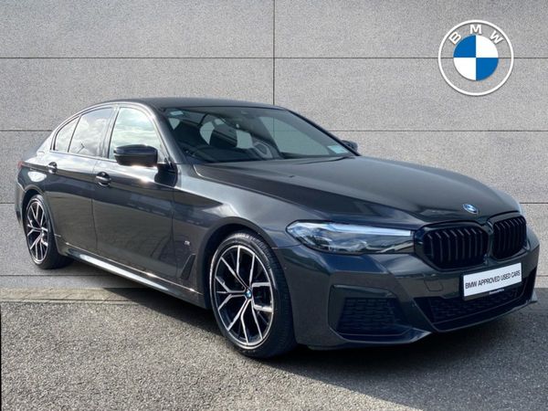BMW 5-Series Saloon, Diesel Hybrid, 2022, Grey