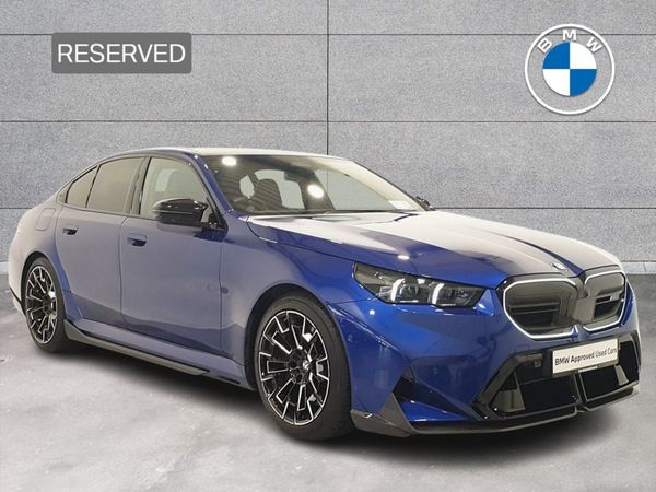 BMW M5 Saloon, Petrol Plug-in Hybrid, 2025, Blue