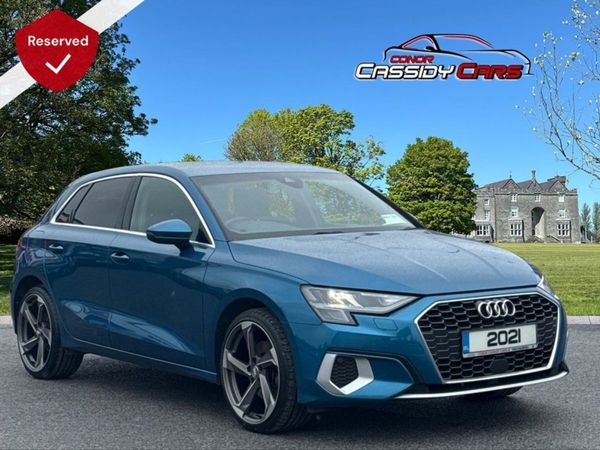 Audi A3 Hatchback, Hybrid, 2021, Blue