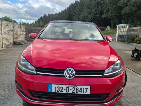 Volkswagen Golf Hatchback, Petrol, 2013, Red