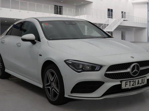 Mercedes-Benz CLA Coupe, Petrol Hybrid, 2021, White