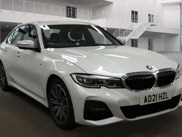 BMW 3-Series Saloon, Petrol Hybrid, 2021, White