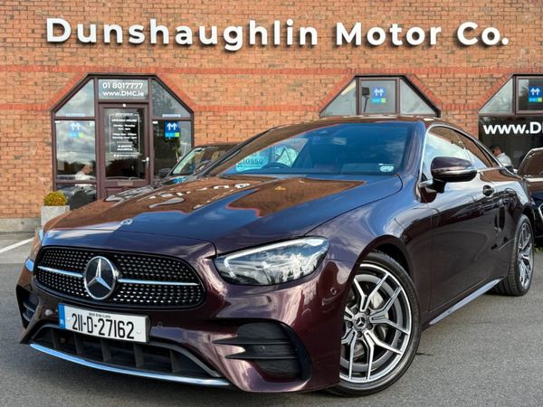 Mercedes-Benz E-Class Coupe, Diesel, 2021, Burgundy
