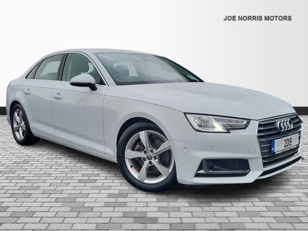 Audi A4 Saloon, Petrol, 2019, White