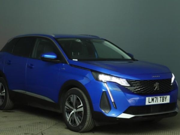 Peugeot 3008 SUV, Petrol Hybrid, 2021, Blue