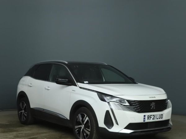 Peugeot 3008 SUV, Petrol Hybrid, 2021, White