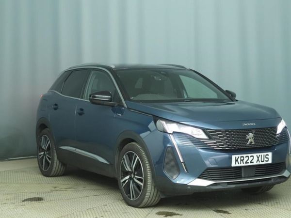 Peugeot 3008 SUV, Petrol Hybrid, 2022, Blue