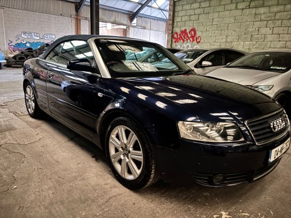 Audi A4 Convertible, Petrol, 2004, Blue