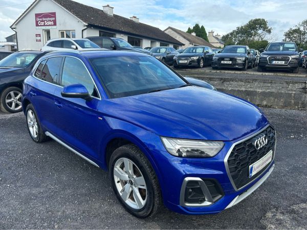 Audi Q5 SUV, Petrol Plug-in Hybrid, 2022, Blue