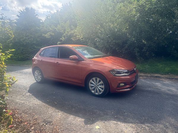 Volkswagen Polo Hatchback, Petrol, 2018, Orange