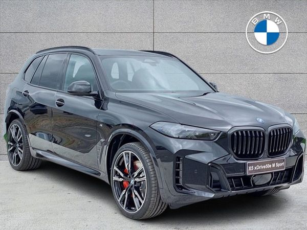 BMW X5 SUV, Petrol Plug-in Hybrid, 2025, Black