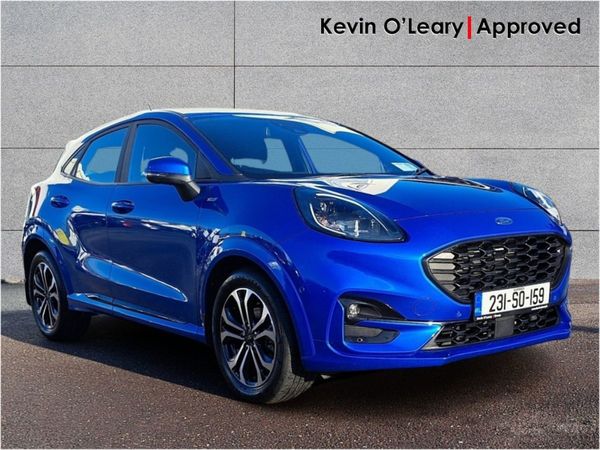 Ford Puma SUV, Petrol Hybrid, 2023, Blue