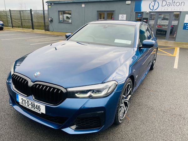 BMW 5-Series Saloon, Diesel, 2021, Blue