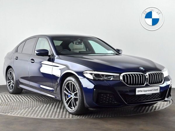 BMW 5-Series Saloon, Petrol Plug-in Hybrid, 2023, Blue