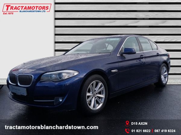 BMW 5-Series Saloon, Diesel, 2013, Blue