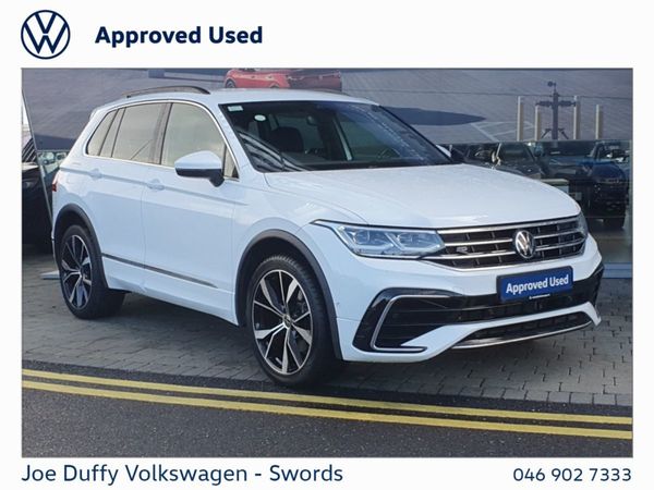 Volkswagen Tiguan SUV, Petrol Hybrid, 2023, White
