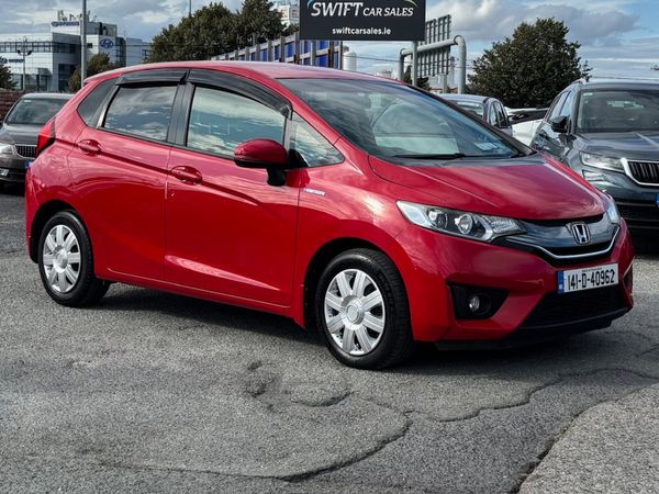 Honda Fit Hatchback, Petrol Hybrid, 2014, Red