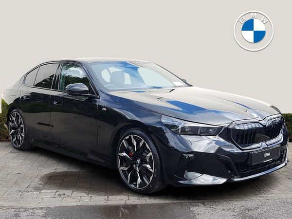 BMW 5-Series Saloon, Petrol Plug-in Hybrid, 2025, Black