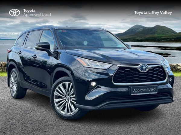 Toyota Highlander Estate, Petrol Hybrid, 2022, Black