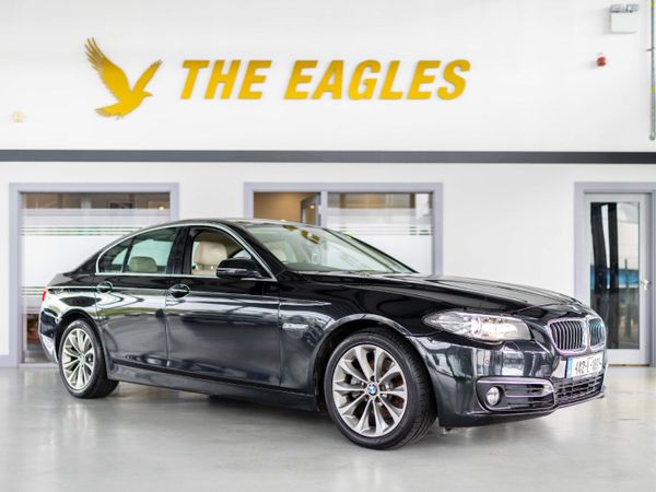 BMW 5-Series Saloon, Diesel, 2014, Black