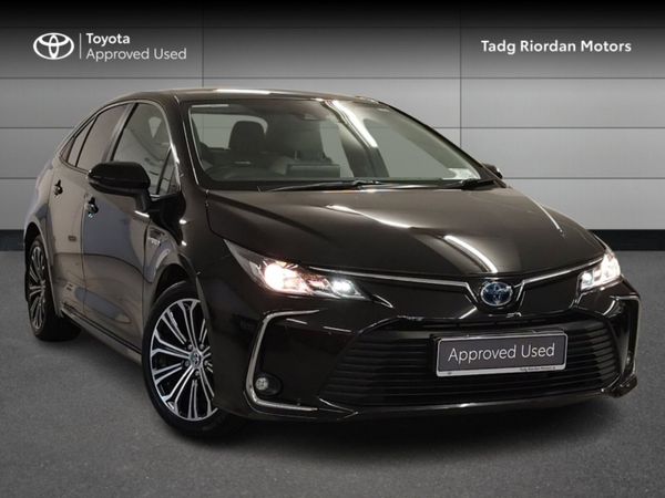 Toyota Corolla Saloon, Petrol Hybrid, 2021, Black