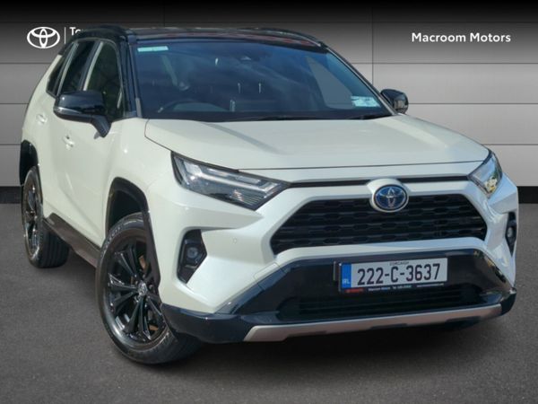 Toyota RAV4 SUV, Petrol Hybrid, 2022, White