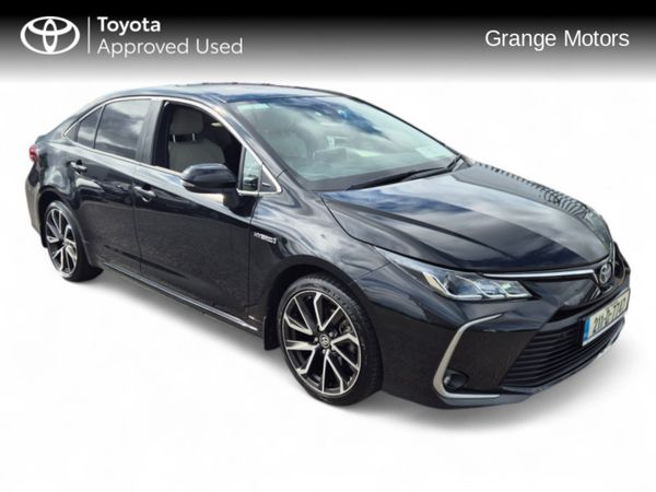 Toyota Corolla Saloon, Petrol Hybrid, 2021, Black
