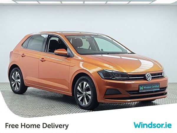 Volkswagen Polo Hatchback, Petrol, 2018, Orange