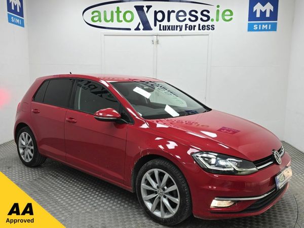 Volkswagen Golf Hatchback, Petrol, 2018, Red