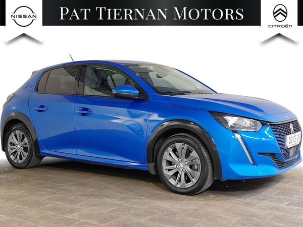 Peugeot 208 Hatchback, Electric, 2021, Blue