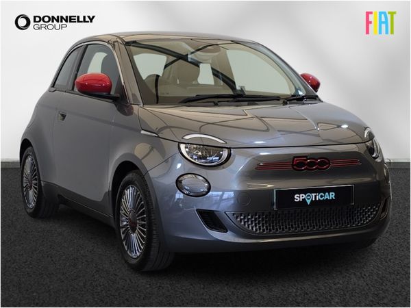 Fiat 500 Hatchback, Electric, 2024, Grey
