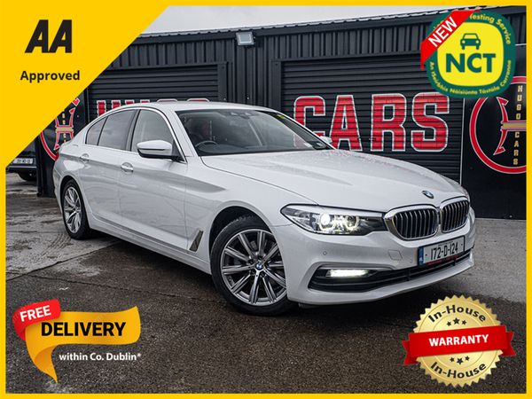 BMW 5-Series Saloon, Diesel, 2017, White