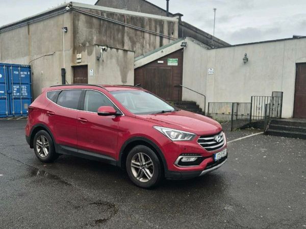 Hyundai Santa Fe SUV, Diesel, 2017, Red