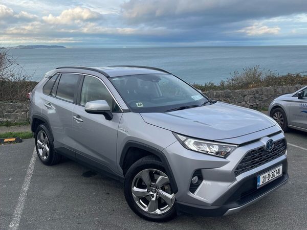 Toyota RAV4 SUV, Petrol Hybrid, 2021, Grey